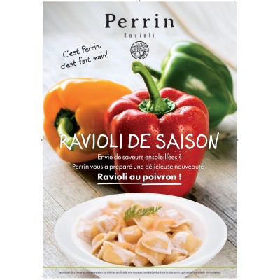 Ravioli aux poivrons- barquette de 4dz