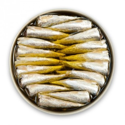 Petites sardines à l'huile d'olive 120g