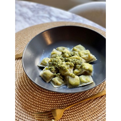 basil small ravioli