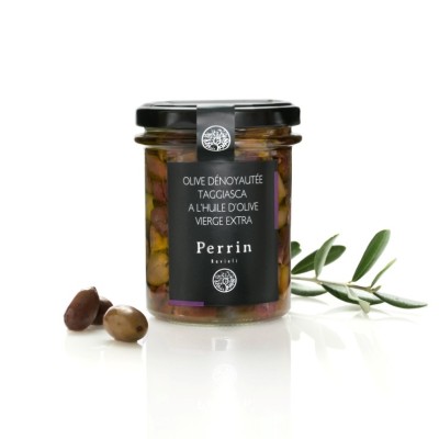 Olive dénoyautée "Taggiasca" dans l'huile d'olive- 180g