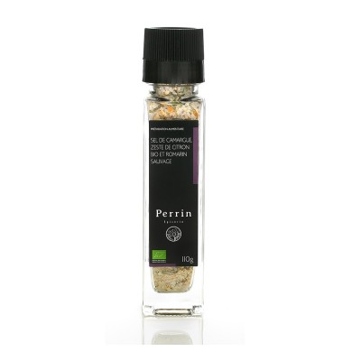 Camargue salt, organic lemon zest, and wild rosemary 110g