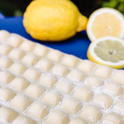 Menton PGI lemon ravioli