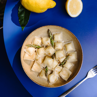 Menton PGI lemon ravioli