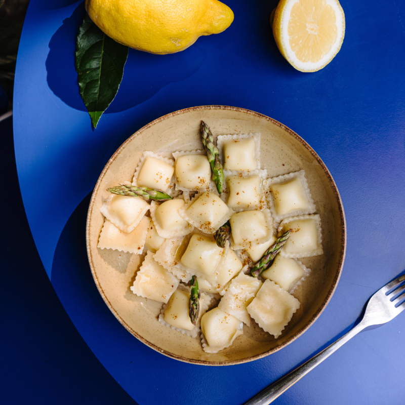 Menton PGI lemon ravioli
