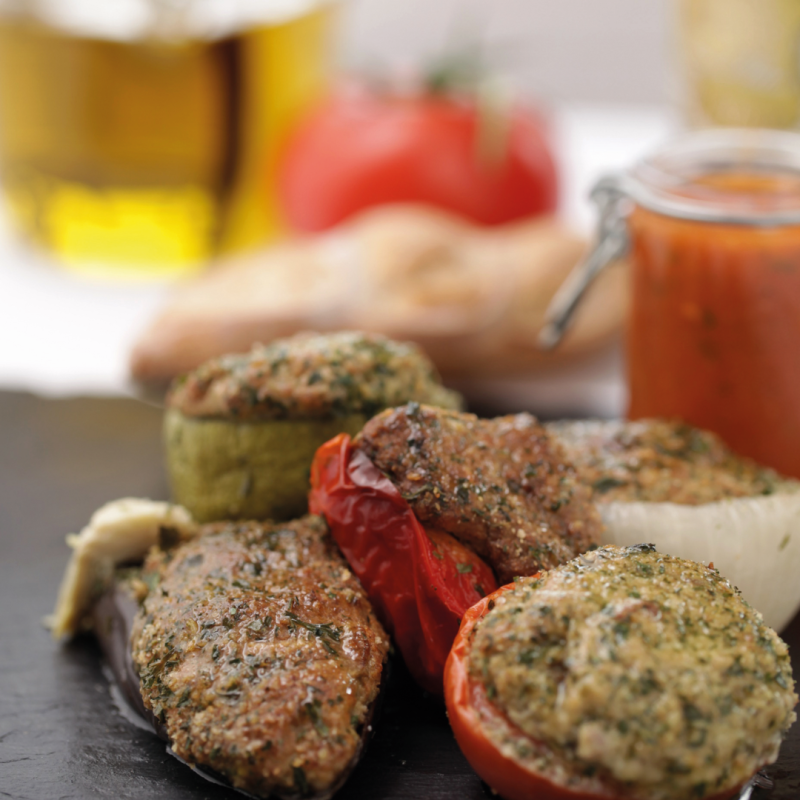 Nice style stuffed vegetables