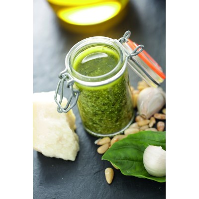 Pistou sauce (basil, garlic and olive oil sauce)