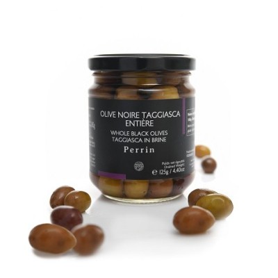 Olive entière "Taggiasca"  en saumure - 125g
